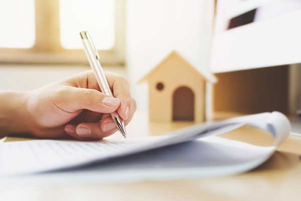 Signing fixed rate mortgage